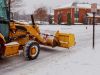 snow plough on road
